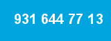 931 644 77 13 931 644 77 13